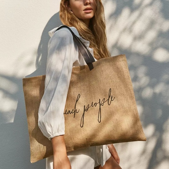 beach people Handbags - The Beach People Jute Tote